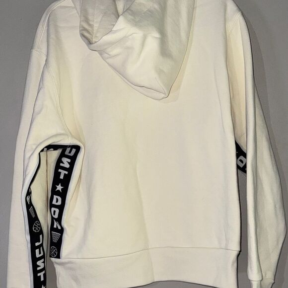 Just Don Cream Hoodie with Black and Orange Details - Picture 9 of 9